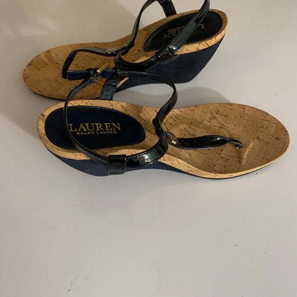 lauren ralph lauren jeannie wedge sandals